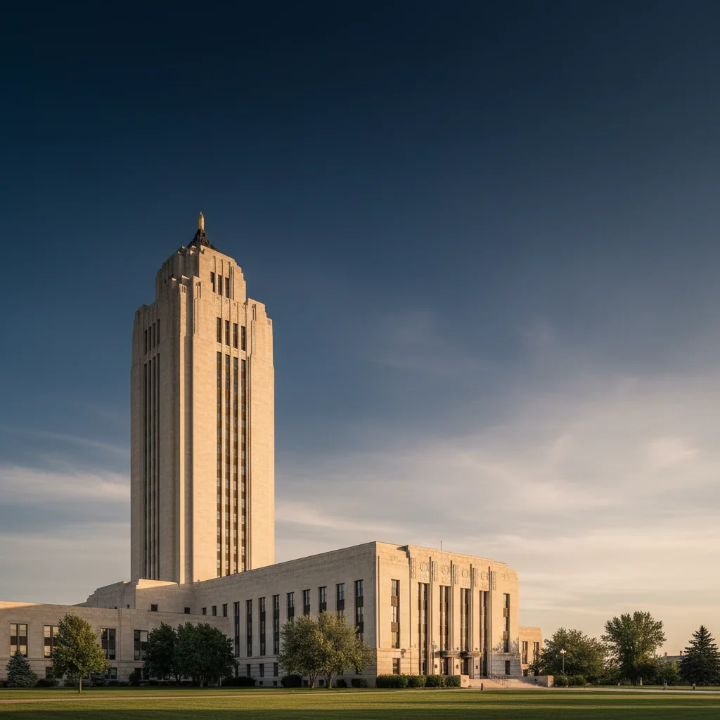 North Dakota state capitol